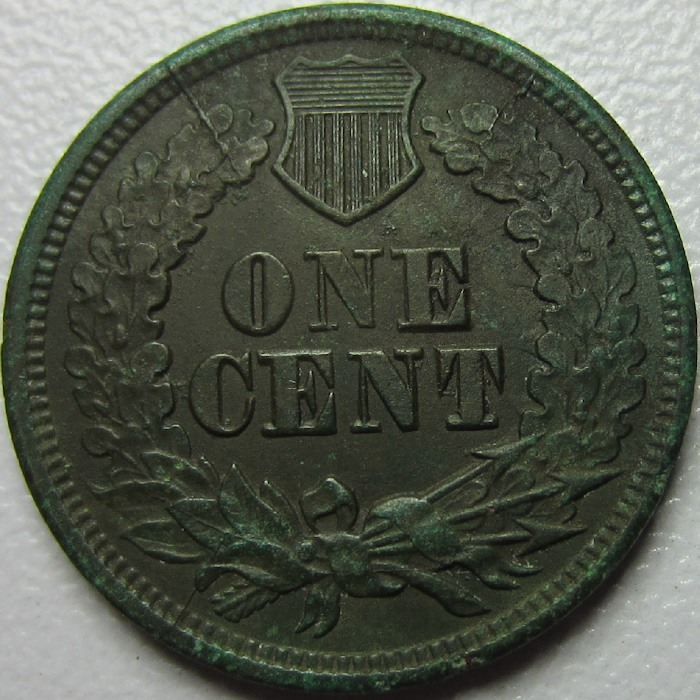 1865-Indian-Head-Cent-Fancy-5---Die-Break-And-Doubling