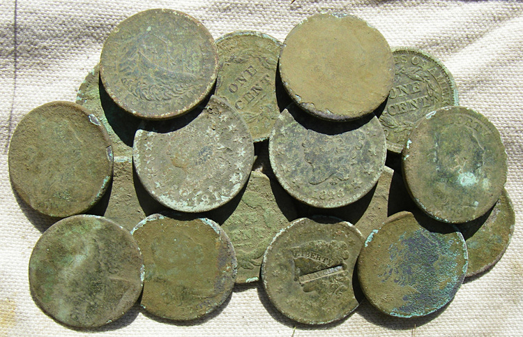 1797-&-1798-Draped-Bust-Large-Cents---Corrosion-Has-No-Mercy